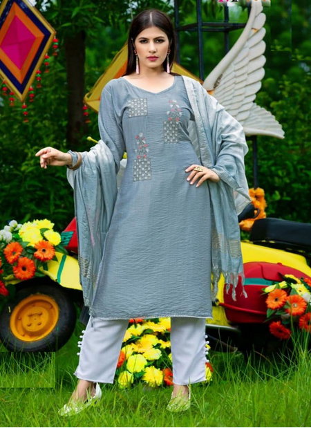 Siya Pleated Kurti With Tailored Pant Set